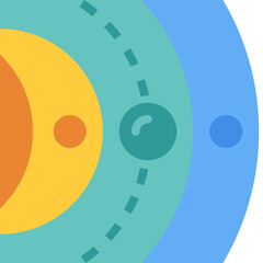 habitable zone flat icon © supanut