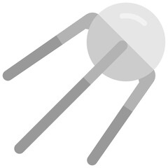 sputnik flat icon