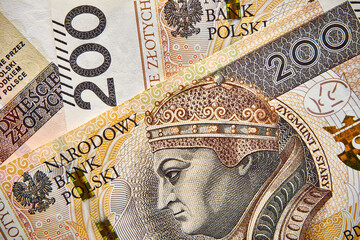 banknoty 200 złotowe 