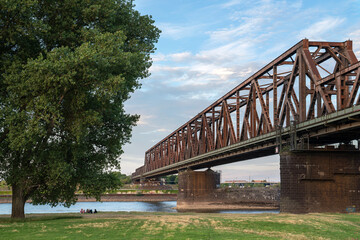 Railway Bridge, Rheinpark, Duisburg, Germany
