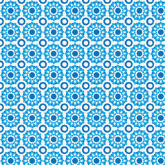 Flat ornamental pattern background design template