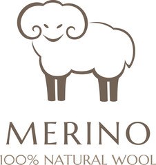 Merino wool logo