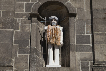 Saint John the Baptist Statue at Ribeira Square, Porto
