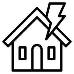 Fototapeta na wymiar house insurance protection icon