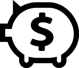 Banking  finance linear  icon