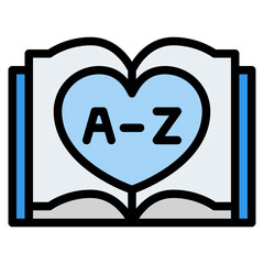 book language learning icon