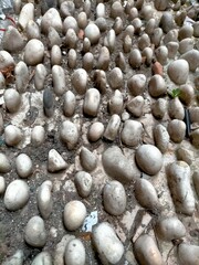 Stone structure in the park