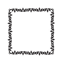 Frame, in the style of an ornament, Vector illustration eps 10, Art.	