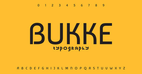 Sports modern tech font typography. MINIMAL vector typeface for a company. Modern gaming fonts for logo design.