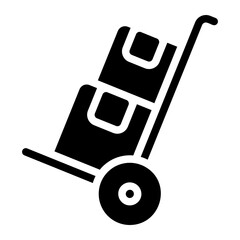 cart glyph icon