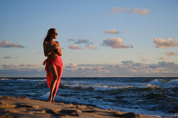 woman at sea