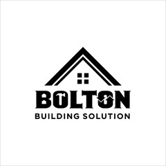 Home Building Logo Design Template