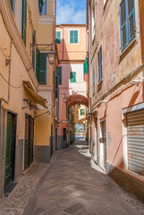 Fototapeta na wymiar Alassio in Liguria