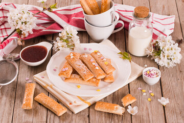 Puff pastry cookies.