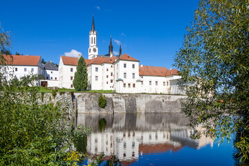 Fototapeta na wymiar Vyssi Brod monastery, South Bohemia, Czech republic