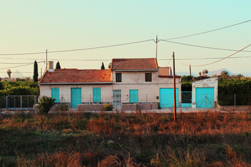 Fototapeta na wymiar Spanish rural house.