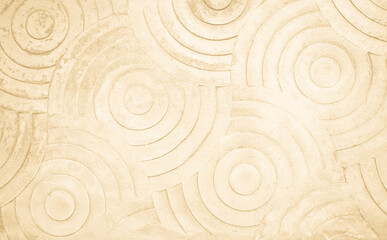 Cream concrete texture wall background. Abstract beige paint floor stamped concrete surface clean polished.