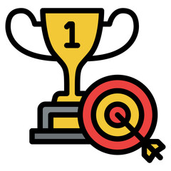 target successful icon