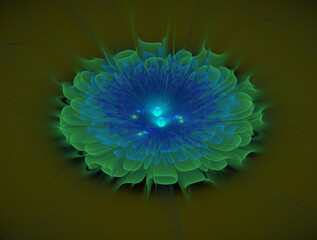 Obraz premium Imaginatory fractal abstract background Image