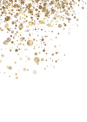 Gold glitter background PNG transparent isolated. Background for invitation baby shower, birthday, holiday cards