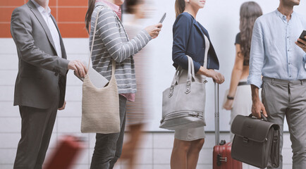Robber stealing a wallet in a woman's bag