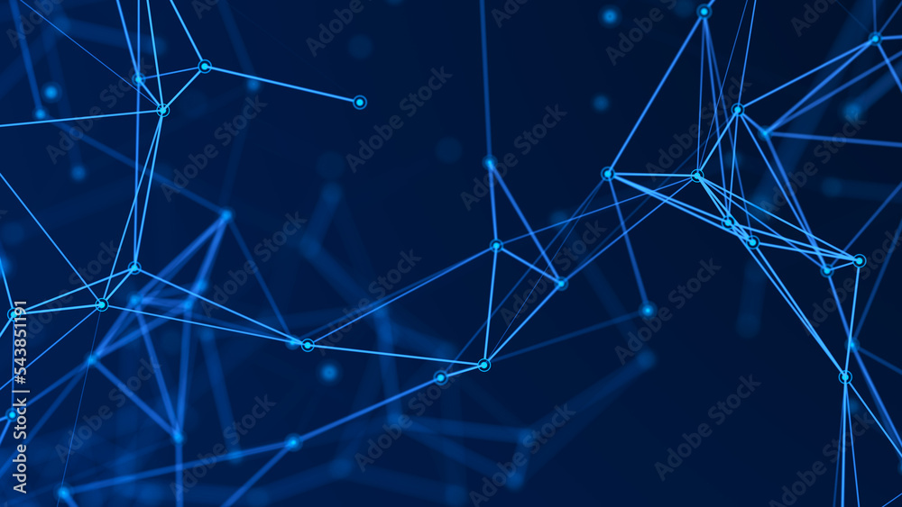 Poster abstract digital connection dots. technology background. network connection structure. plexus effect
