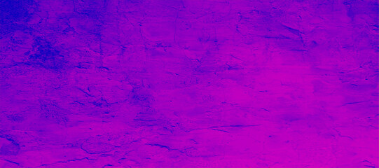 Purple grunge wall background with paint