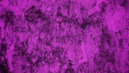 A textured purple concrete wall with a prominent vertical crack.