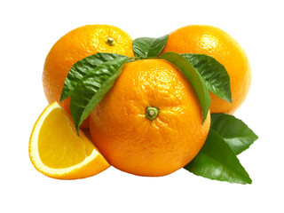 Orange fruits isolated