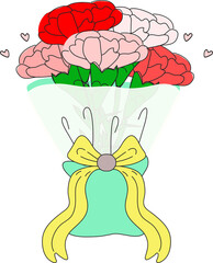 Happy Mother's Day in hand drawn style