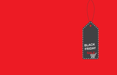 Black Friday background banner vector. Black Friday festival, today stores will issue a promotion to reduce almost all types of products. Shopping, discount, buy, Sale Black Friday background concept