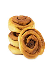 the sweet handmade cinnamon rolls
