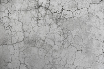 Cracked concrete wall texture. Grunge concrete wall background. Abstract background of crack...