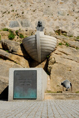Colombus Denkmal in Calvi