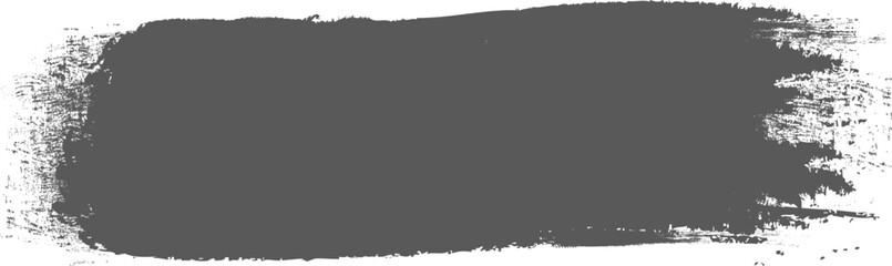 Obraz premium Grey brush stroke isolated on background. Paint brush stroke vector for gray ink paint, grunge design element, dirt banner, watercolor design, dirty texture. Trendy brush stroke, vector illustration
