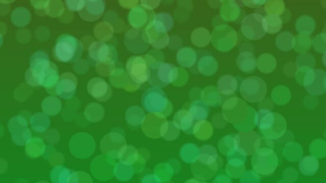 Motion graphics. Abstract background with bokeh. Soft light defocused spots