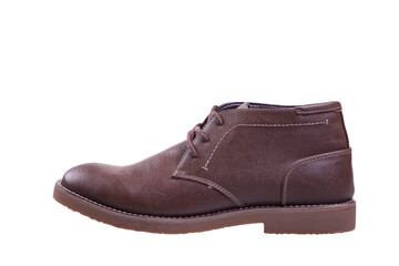 Male fashion shoes on isolated white background