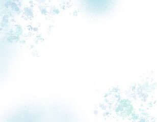 abstract blue pastel spreading on white background