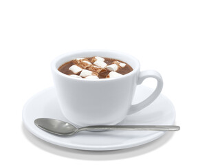 ココア イラスト リアル マシュマロ