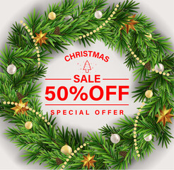 christmas sale 50%off special offer