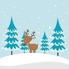 Naklejka premium Modern abstract winter background suitable for winter wedding and merry christmas card
