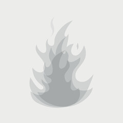 Steam concept. Cloud, smoke, gas. Toxic smog.  Vector illustration 