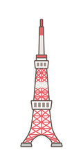 東京タワーと東京スカイツリー
