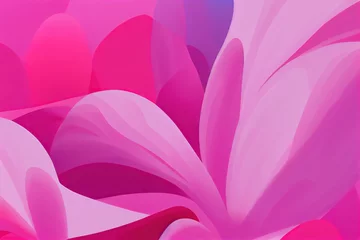 Foto op Canvas Pink Pastel Background Digital Ilustration Pattern Wallpaper © Ian