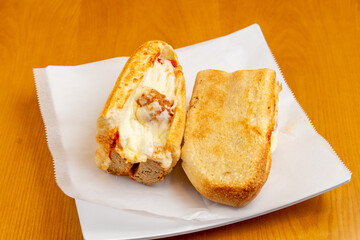 Meatball sub sandwich