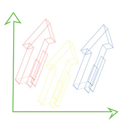 arrows in the graph. Business.