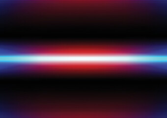 Neon light beam gradient background blue red vector design. Network connection communication telecoms signal.