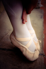 Zapatillas de ballet niña pequeña rosa © ESTHER