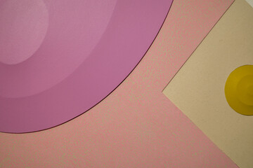 Abstract colourful with various shape, form, dot and line geometry background.
