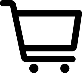 Shopping cart line icon. Supermarket, discount, e-commerce